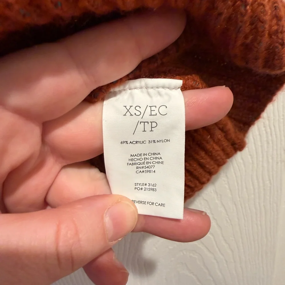 CAbi Rust Double-Breasted Women's Sweater - Picture 4 of 4
